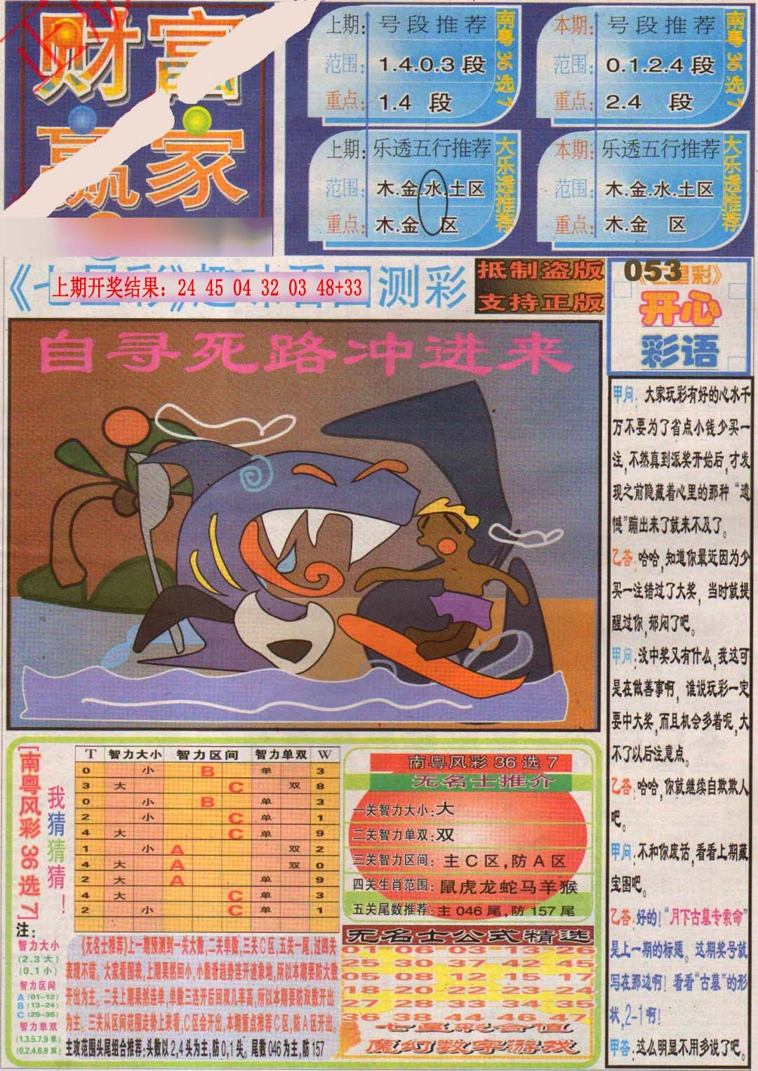 101期财富赢家（七星彩）[图]