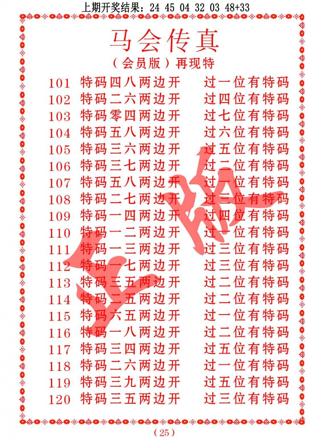 101期马会传真[图]